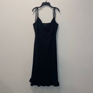 Express Black Dress Size 7/8 with Adjustable Tying Straps